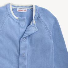 Load image into Gallery viewer, Crew Neck Cardigan with Tipping