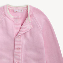 Load image into Gallery viewer, Crew Neck Cardigan with Tipping