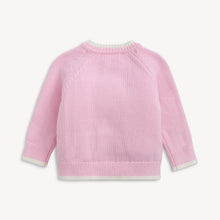 Load image into Gallery viewer, Crew Neck Cardigan with Tipping