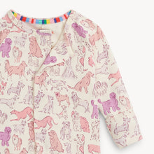 Load image into Gallery viewer, Pink It's a Paw-ty Footie