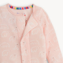 Load image into Gallery viewer, Pink Polaris Waffle Footie