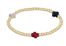 Load image into Gallery viewer, Signature Gold Cross Bracelet