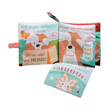 Load image into Gallery viewer, Tan Puppy Soft Activity Book