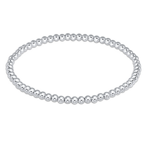 Sterling 3mm Bead Bracelet