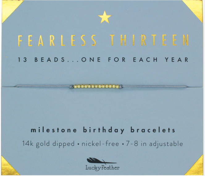 Milestone Birthday Bracelet- 13