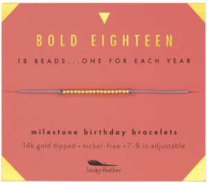Milestone Birthday Bracelet- 18