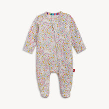 Load image into Gallery viewer, Bunny Blossom Ruffle Footie
