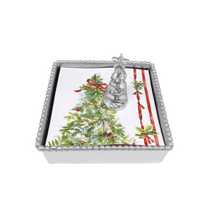 Christmas Tree Beaded Napkin Bo