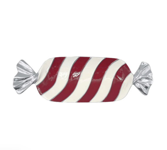 Red and White Candy Dish