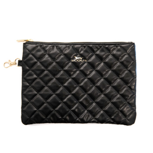 Pouch Perfect Midi- Quilted Bla