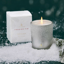 Load image into Gallery viewer, Frasier Fir Flocked Votive Cand
