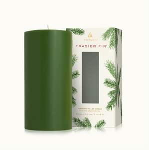 Frasier Fir 3 x 6 Pillar Candle – The Front Porch Pennington