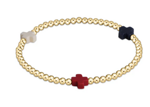 Signature Gold Cross Bracelet