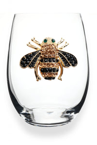 Bee Stemless Glass