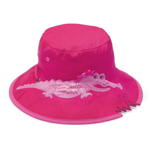 Load image into Gallery viewer, Wallaroo- Crocodile Pink Hat
