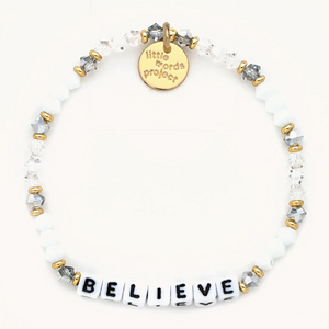 Believe Bracelet White