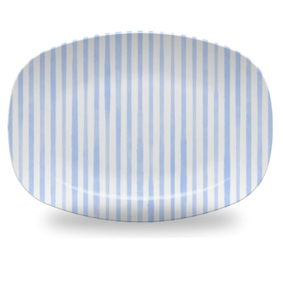 Light Blue Simple Stripes Platt
